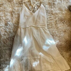 Elegant White Midi Dress